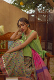 Shehrnaz - Green Gotaa Shirt With Block Printed Gharara And Dupatta – SHK-1084 - Studio by TCS