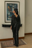 Insia Sohail - Black Kaftan - 1 Piece - Sequence - Studio by TCS