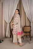 Reema Ahsan - Tahi - Georgette & Organza - Grey - 3 Piece