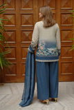 Shamaeel Ansari Azure Whisper Suit Blue 3 Piece