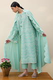 Cross Stitch - Lawn Neo Mint Unstitch Suit For Women - 3 Piece