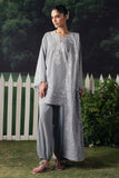 Cross Stitch SELENE GLOW Unstitched Grey 3 Piece