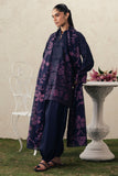 Cross Stitch MAGENTA MUSE Unstitched Blue 3 Piece