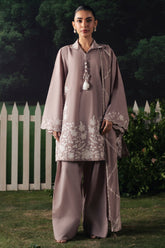 Cross Stitch MAUVE WHISPER Unstitched Mauve 3 Piece