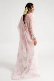 Arif Ashraf - Soorti - Baby Pink - Cotton and Raw Silk and Chiffon - 3 Piece