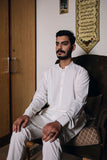 Shahjahan - Off white Kurta Trouser - 2 Piece