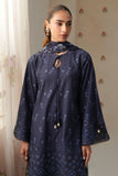 Cross Stitch - Blue Floret Chikankari Lawn Unstitch Suit For Women - 3 Piece