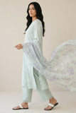 Cross Stitch - Harbor Gray Lawn Suit For Women - 3 Piece - Studio by TCS