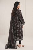 Cross Stitch - Phantom Black Lawn Suit For Women - 3 Piece - Studio by TCS