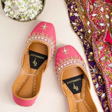 JootiShooti - Mehfil Mirror Rani Pink Khussa For Women