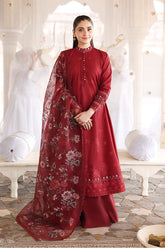 Cross Stitch - Lawn Rouge Flare Unstitch Suit For Women - 3 Piece