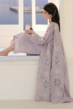 Cross Stitch - Orchid Petal Lawn Embroidered Suit For Women - 3 Piece
