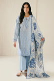 Cross Stitch - Floral Dream Lawn Suit For Women - 3 Piece - Studio by TCS