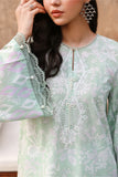 Cross Stitch - Lawn Sage Green Unstitch Suit For Women - 3 Piece