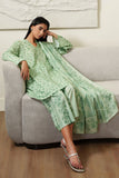 Cross Stitch MINT BLOOM Unstitched Green 3 Piece