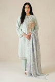 Cross Stitch - Harbor Gray Lawn Suit For Women - 3 Piece - Studio by TCS
