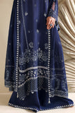 Cross Stitch - Indigo Muse Silk Suit For Women - 3 Piece