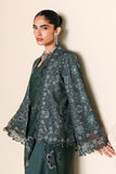 Cross Stitch - Dark Sea Silk Suit For Women - 3 Piece