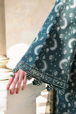 Cross Stitch - TEAL SPRUCE Cotton Unstitch Suit For Women - 3 Piece