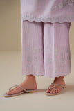 Cross Stitch - Lilac Blush Cotton Suit For Women - Purple - 2 Piece