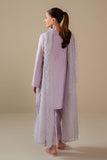 Cross Stitch - Lilac Blush Cotton Suit For Women - Purple - 2 Piece