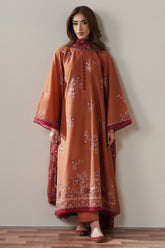 Cross Stitch SCARLET EMBER Unstitched Rust 3 Piece