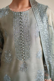 Cross Stitch - Forest Mist Silk Unstitch Suit For Women - 3 Piece
