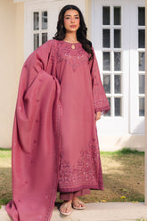 Cross Stitch - Blush Mist Net Suit For Women - Pink - 2 Piece