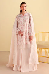 Cross Stitch - Botanical Bliss Printed Lawn Unstitch Suit For Women - 3 Piece