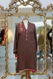 Sanam Chaudhri - Dark Brown Shirt - Studio by TCS