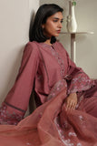 Cross Stitch - Blush Tapestry Embroidered Lawn Unstitch Suit For Women - 3 Piece