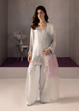 Allure By Ih - Core Tussel Silk Suit For Women - Powder Blue - 3 Piece