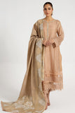 Arif Ashraf - Tan - Beige - Cotton Net and Raw Silk - 3 Piece