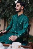 Arif Ashraf - Darbar - Green - Raw Silk - 2 Piece