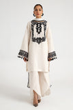 Arif Ashraf - Beyaz - Ivory - Viscose Blend and Chiffon - 3 Piece