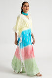 Arif Ashraf - Sari - Multi - Viscose Blend and Raw Silk - 2 Piece
