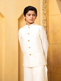 Shahjahan - Boski Kurta Trouser With Waistcoat - 3 Piece