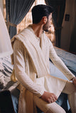 Arif Ashraf - Chiragh - Off-White - Raw Silk - 3 Piece
