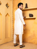 Shahjahan - Off White Kurta Trouser - 2 Piece