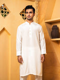 Shahjahan - Off White Kurta Trouser - 2 Piece