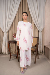 Reema Ahsan - Veda - Georgette - Off white - 2 Piece