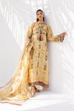 Sania Maskatiya - Veza - Khaddi Silk , Organza , Raw Silk - Warm Sand - 3 Piece