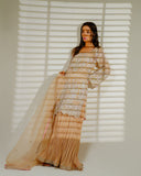 Shahid Chuhan - Vintage Revival Organza Suit For Women - Light Skin