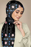 Black Wolf - NIGHT BLUE SILK HIJAB - 1 Piece
