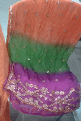 Designs by Amina - Gota Work - Chiffon - 2 Piece - Unstitch - 02