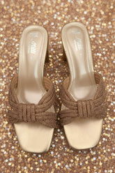 Milli Shoes - Fancy Slides - Golden