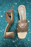 Milli Shoes - Fancy Slides - Golden