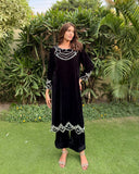 Ombrella Black Velvet 2 Piece Suit