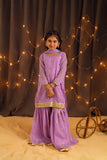 Kidoz Kloset - Lilac Dreams Embroidered Gharara Set For Girl