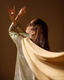 Ombrella - Golden Mirage - Georgette - Gold - 1 Piece